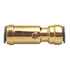 Ball valve Series: 15HSV Brass/PTFE/EPDM Full bore Screw slot PN12 Insert 15mm DN12